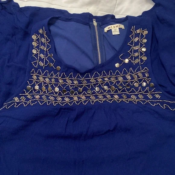 Embellished Navy Blue Dress 💕 - Picture 2 of 4